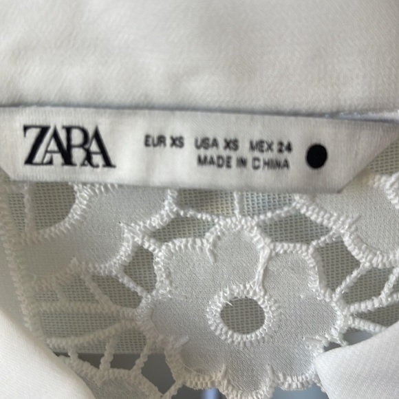 ZARA white lace top - Picture 2 of 5